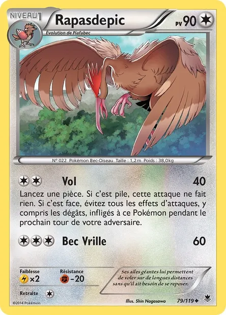 Rapasdepic, carte Pokémon PHF 79 — extension Vigueur Spectrale