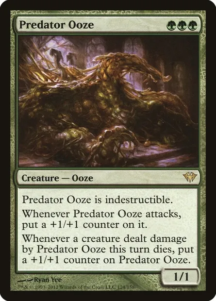 Predator Ooze, Magic card DKA 124 — Dark Ascension set