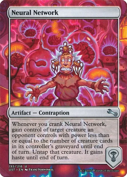 Neural Network, Magic card UST 195 — Unstable set