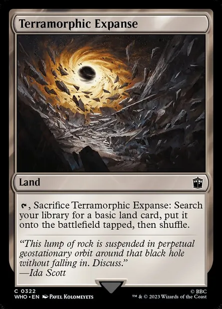 Terramorphic Expanse, Magic card WHO 322 — Doctor Who set