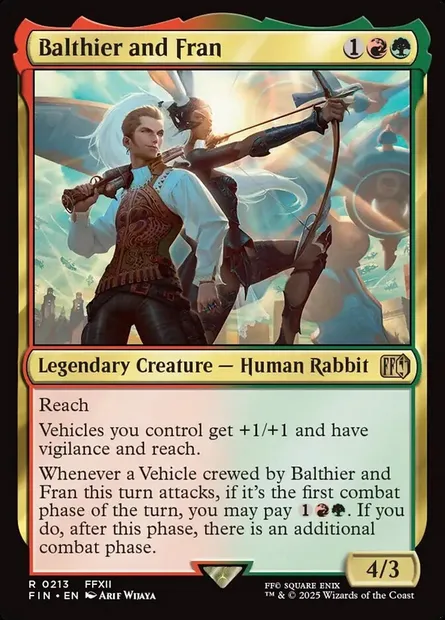 Balthier and Fran, Magic card FIN 213 — Final Fantasy set