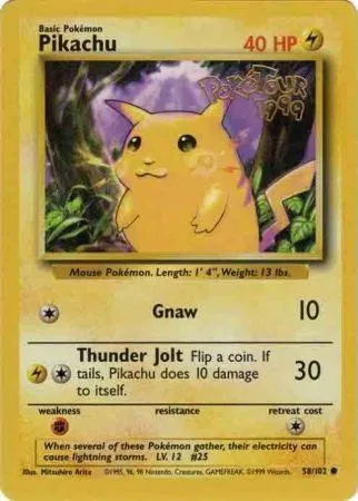 Pikachu, Pokémon card PR 058-3 — Assorted Promos set