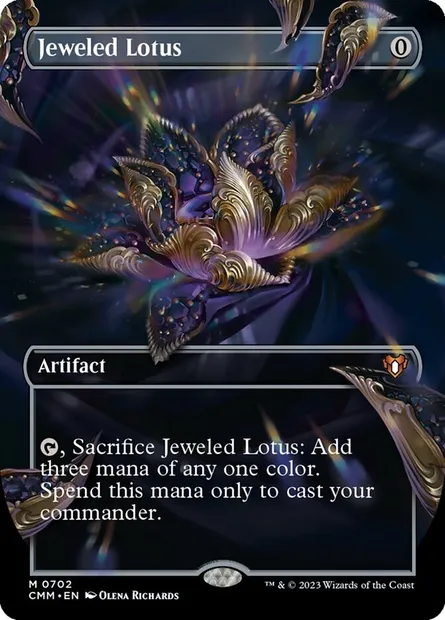 Jeweled Lotus, Magic card CMM 702 — Commander Masters set