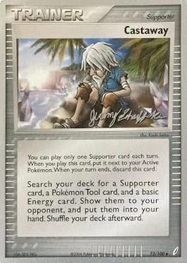 Castaway, Pokémon card WCD07 072-3 — World Championship Decks 2007 set