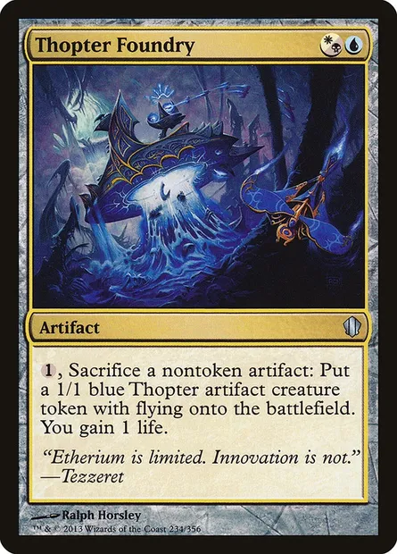 Thopter Foundry, Magic card C13 234 — Commander 2013 set
