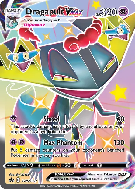 Dragapult VMAX, Pokémon card SWSH 097 — SWSH Black Star Promos set