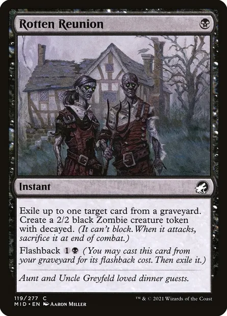 Rotten Reunion, Magic card MID 119 — Innistrad: Midnight Hunt set