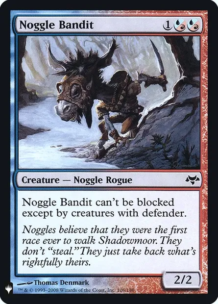 Noggle Bandit, Magic card PLST EVE-106 — The List set