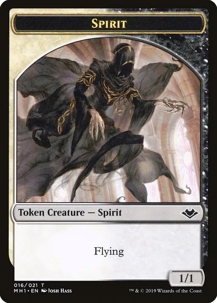 Spirit, Magic card TMH1 16 — Modern Horizons Tokens set