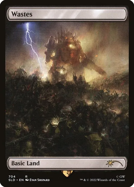 Wastes, Magic card SLD 704 — Secret Lair Drop set