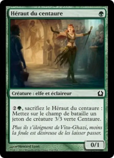 Héraut du centaure, carte Magic RTR 118 — extension Retour à Ravnica