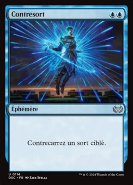 Contresort, carte Magic DSC 114 — extension Duskmourn: House of Horror Commander