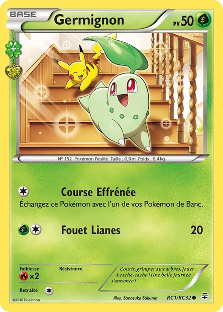 Germignon, carte Pokémon GEN RC1 — extension Générations