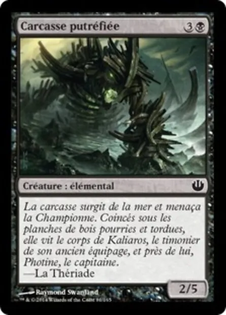 Carcasse putréfiée, carte Magic JOU 81 — extension Incursion dans Nyx