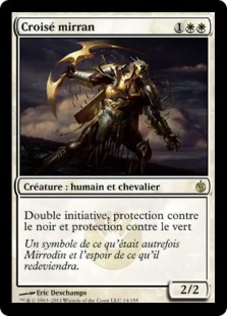 Croisé mirran, carte Magic MBS 14 — extension Mirrodin assiégé