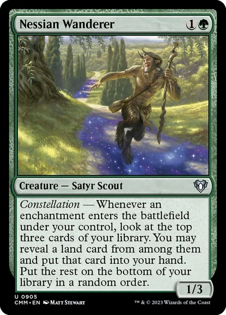 Nessian Wanderer, Magic card CMM 905 — Commander Masters set