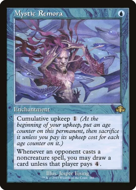 Mystic Remora, Magic card DMR 288 — Dominaria Remastered set