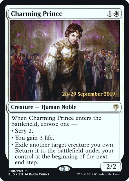 Charming Prince, Magic card PELD 8s — Throne of Eldraine Promos set