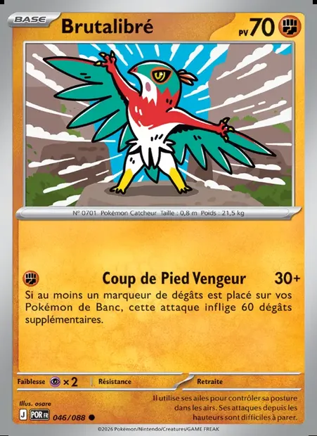 Brutalibré, carte Pokémon POR 046 — extension Équilibre Parfait