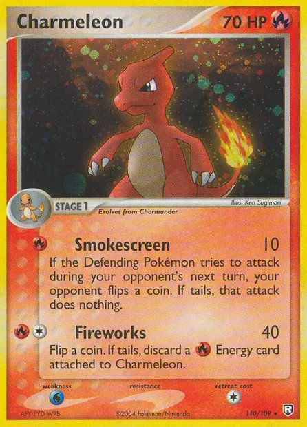 Charmeleon, Pokémon card TRR 110 — Team Rocket Returns set