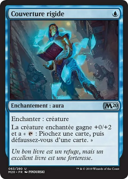 Couverture rigide, carte Magic M20 63 — extension Core Set 2020