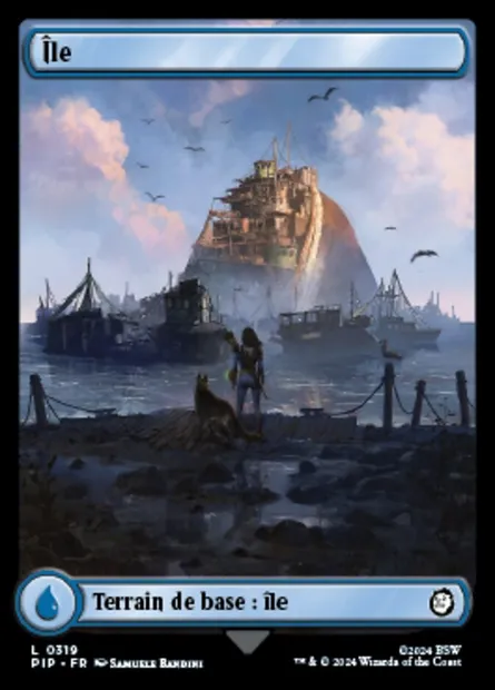 Île, carte Magic PIP 319 — extension Fallout