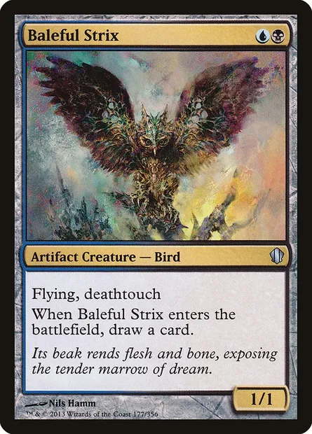 Baleful Strix, Magic card C13 177 — Commander 2013 set