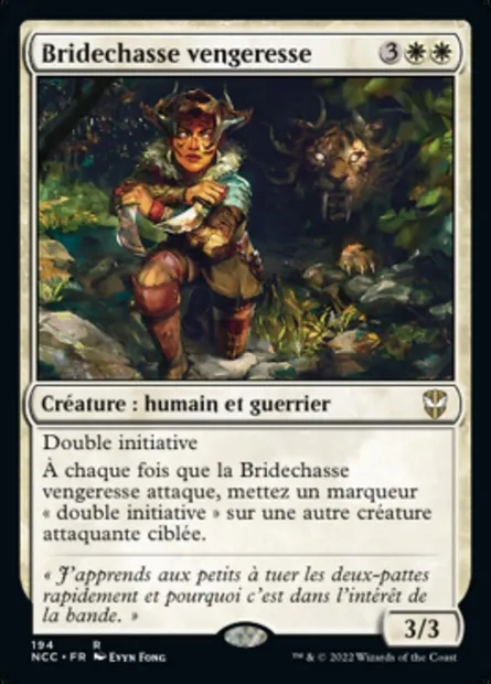 Bridechasse vengeresse, carte Magic NCC 194 — extension New Capenna Commander