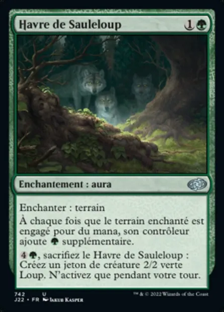 Havre de Sauleloup, carte Magic J22 742 — extension Jumpstart 2022