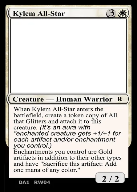 Kylem All-Star, Magic card UNK RW04b — Unknown Event set