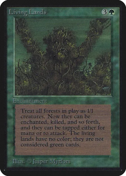Living Lands, Magic card LEA 209 — Limited Edition Alpha set