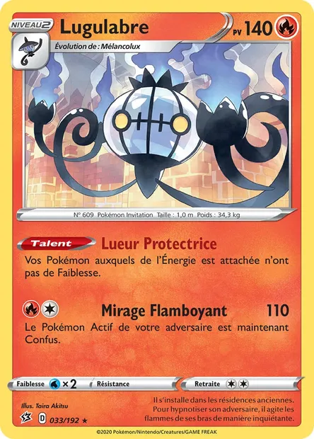 Lugulabre, carte Pokémon RCL 33 — extension Clash des Rebelles