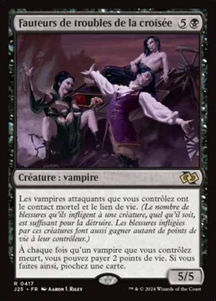 Fauteurs de troubles de la croisée, carte Magic J25 417 — extension Foundations Jumpstart