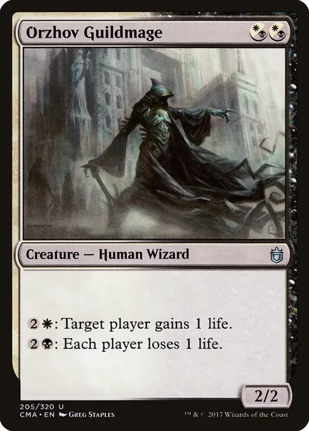Orzhov Guildmage, Magic card CMA 205 — Commander Anthology set