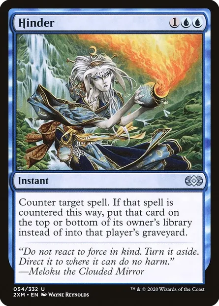Hinder, Magic card 2XM 54 — Double Masters set