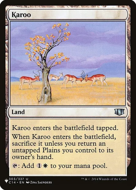 Karoo, Magic card PLST C14-303 — The List set