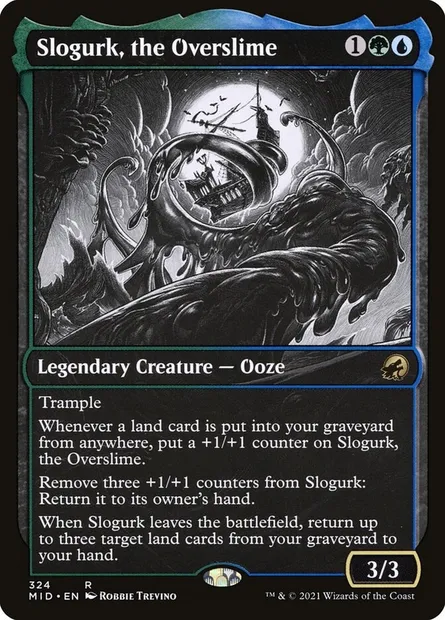 Slogurk, the Overslime, Magic card MID 324 — Innistrad: Midnight Hunt set