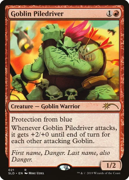 Goblin Piledriver, Magic card SLD 21 — Secret Lair Drop set