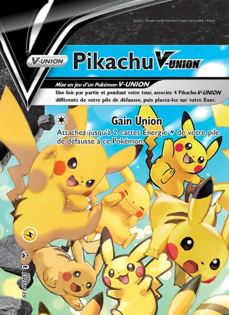 Pikachu V-UNION, carte Pokémon SWSH 139 — extension Promo SWSH