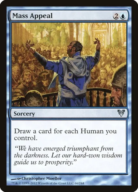 Mass Appeal, Magic card AVR 66 — Avacyn Restored set