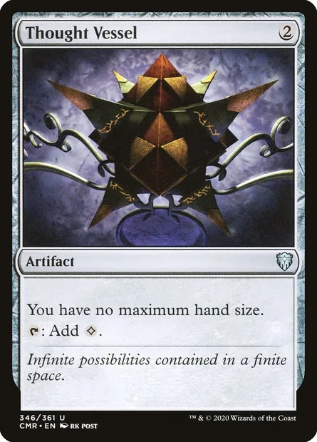 Thought Vessel, Magic card CMR 346 — Commander Legends set