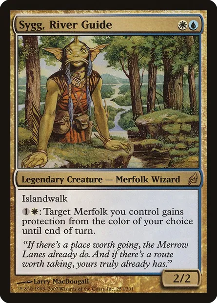 Sygg, River Guide, Magic card LRW 251 — Lorwyn set