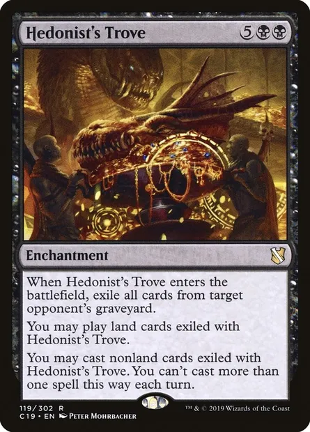 Hedonist's Trove, Magic card C19 119 — Commander 2019 set