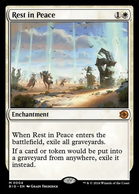 Rest in Peace, Magic card BIG 4 — The Big Score set