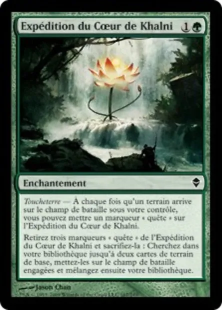 Expédition du Cœur de Khalni, carte Magic ZEN 167 — extension Zendikar