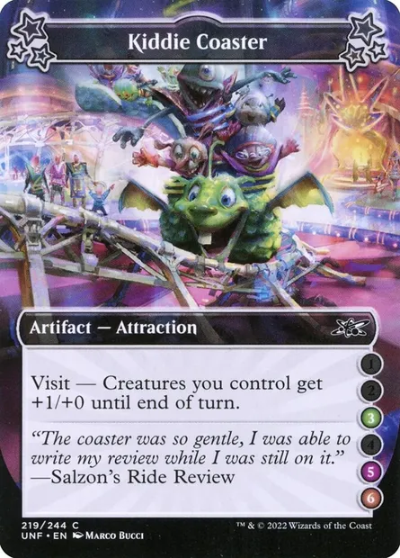 Kiddie Coaster, Magic card UNF 219e — Unfinity set