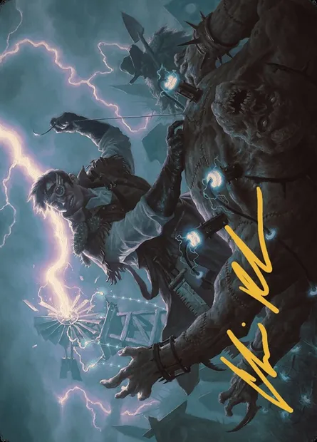Geralf, the Fleshwright // Geralf, the Fleshwright, Magic card AOTJ 5 — Outlaws of Thunder Junction Art Series set