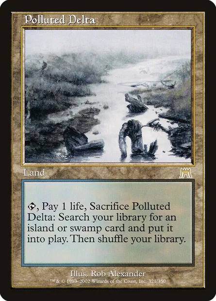 Polluted Delta, Magic card ONS 321 — Onslaught set