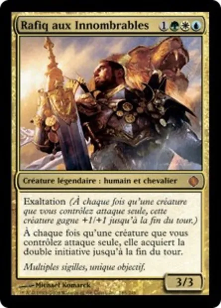 Rafiq aux Innombrables, carte Magic ALA 185 — extension Les éclats d'Alara