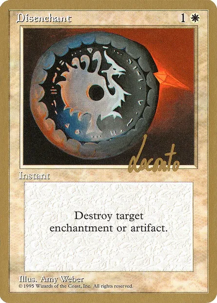 Désenchantement, carte Magic PTC ml22 — extension Pro Tour Collector Set